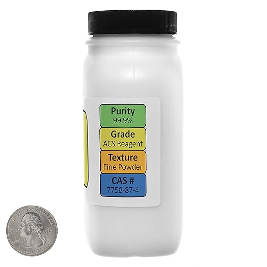 Calcium Phosphate [Ca3(PO4) 2] 99.9% ACS Grade Powder 1.5 Lb in Three Space-Saver Bottles