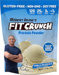 Fit Crunch Tri-Blend Whey Protein Keto Friendly Low Calories High Protein Gluten Free Soy Free (18 Servings Vanilla Milkshake)