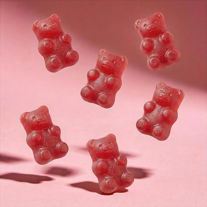 Whey Protein Gummies - Mixed Berry Flavour 12g High Protein per Serving - Protein Powder Alternative No Added Sugar Vegetarian Convenient Whey Protein Supplement Muscle Recovery