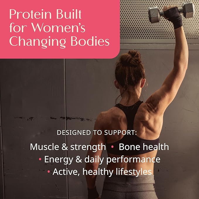 Wellena Her Protein – 3-in-1 Whey-Free Beef Isolate Formula with Creatine &amp Inositol – Grass-Fed Protein Powder – Dairy &amp Pea Free – Women’s Daily Nutrition