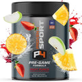 Proven4 Pre Workout Powder for Men and Women with Creatine - Beta Alanine - Caffeine NSF Certified preworkout Energy Supplement Fruit Punch 30 Servings