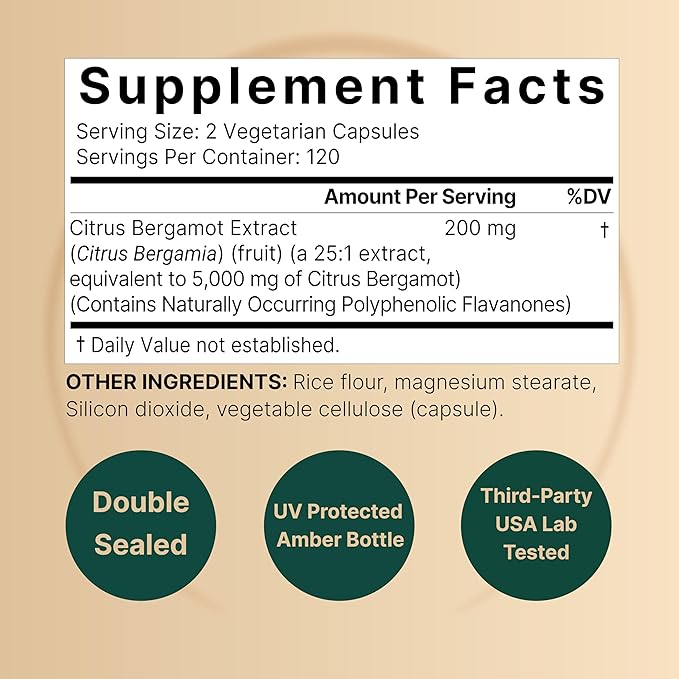 NatureBell Vitamin D3 5000iu with K2 MK-7 100mcg Softgels &amp Citrus Bergamot Veggie Capsules 5000 mg Equivalent Bundle Pack | Bioavailable Virgin Coconut Oil Softgels | High Antioxidant Level