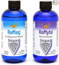RnA ReSet ReMag &amp ReMyte – Liquid Magnesium and Multi-Mineral Supplement Bundle 8.1 Fl Oz Each (2-Pack) NSF Certified
