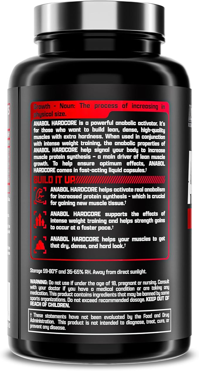 Nutrex Research Anabol Hardcore &amp Vitadapt Complete Sports Multivitamin with KSM-66 Ashwagandha