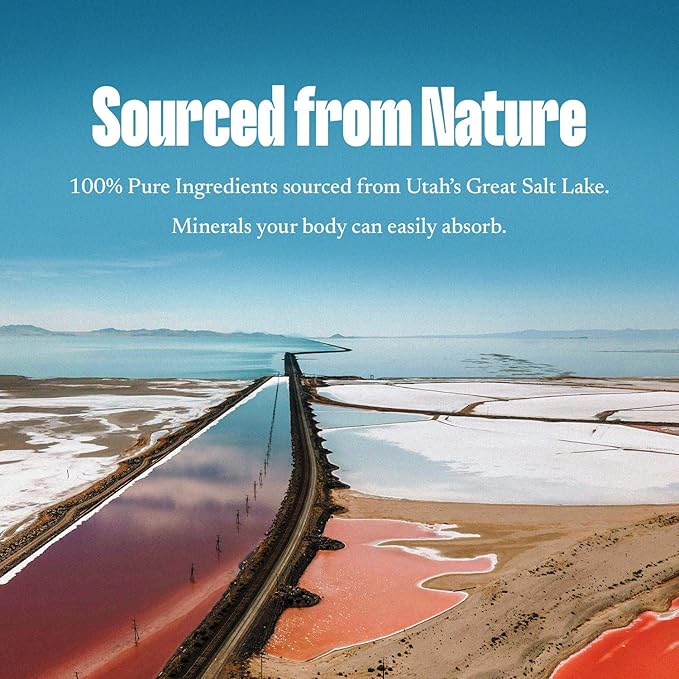 SALTT Relax Magnesium Drops - Ionic Magnesium Chloride w/Sodium Potassium Electrolytes - Trace Minerals Drops - Gluten Free Sugar Free Keto Friendly - from Utah's Great Salt Lake - 8.3 Fl Oz