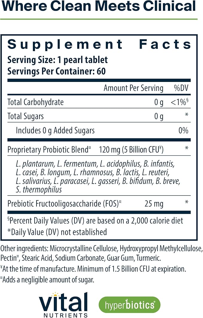 Hyperbiotics Vital Nutrients Family Probiotic Bundle – Pro-15 Prebiotics + Probiotics for Adults (60 Time Release Pearls) &amp Pro-Kids Chewable Probiotic Tablets (60 Count)