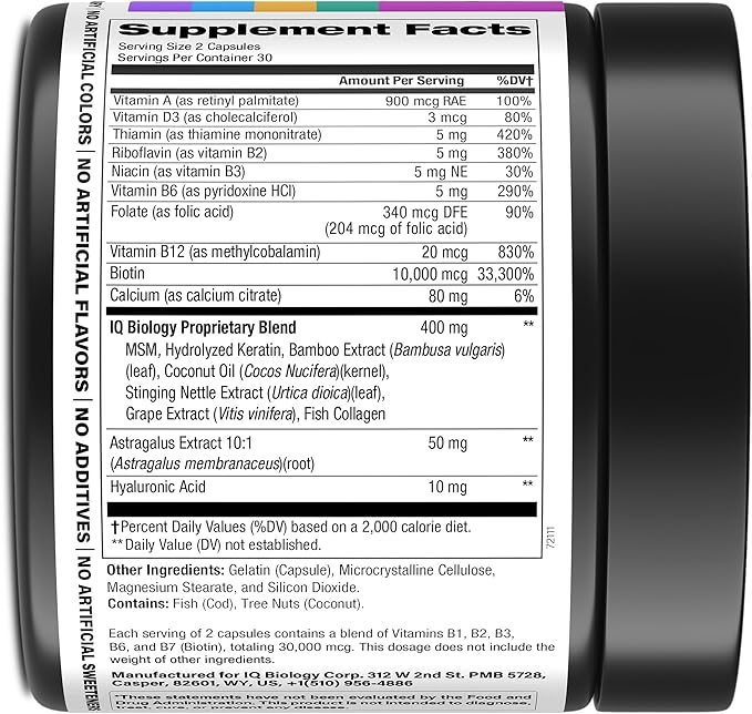 Ultimate Hair Skin &amp Immunity Support Bundle - Biotin for Hair Growth Collagen &amp Keratin for Thinning Hair Vitamin D3 for Strong Bones Teeth and Enhanced Immune Function