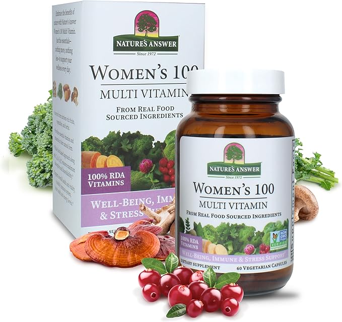 Nature's Answer Women's 100 Multivitamin 60 Vegetarian Capsules