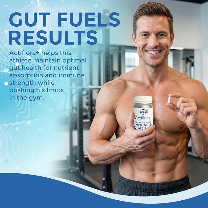 Kendy Actiflora Probiotic + Prebiotic &amp Synbiotic Capsules – Advanced Formula w/L. bulgaricus for Digestive Health &amp Gut Balance – 45-Billion CFU Daily Supplement – 100-Day Supply 100-Caps (1