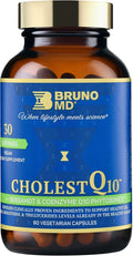 CholestQ10 Supplement Supports HDL Cholesterol &amp Triglyceride Levels already within the normal range with Curcumin Clinically Proven Ingredients Natural Cynara Cardunculus 60 Capsules