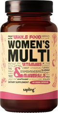 Multivitamin for Women - Daily Women’s Multivitamin - Methylated B Complex with Whole Food Ingredients Vitamin B12 Folate A C D3 E K2 Organic Fruits &amp Vegetables - Vegan Non-GMO - 60 Caps