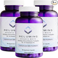 Relumins L-Glutathione Complex 1650mg - Spring Glow Essentials Antioxidant Support with Alpha Lipoic Acid NAC L-Methionine &amp Vitamin E for Skin Made in USA - 90 Vegetarian Capsules x 3 Bottles