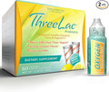 Global Health Trax Ultimate Gut &amp Oxygen Duo: ThreeLac Lemon Probiotic Powder (60 Packets) &amp Oxygen Elements Max Drops (1oz) - Digestive Support &amp Cellular Vitality