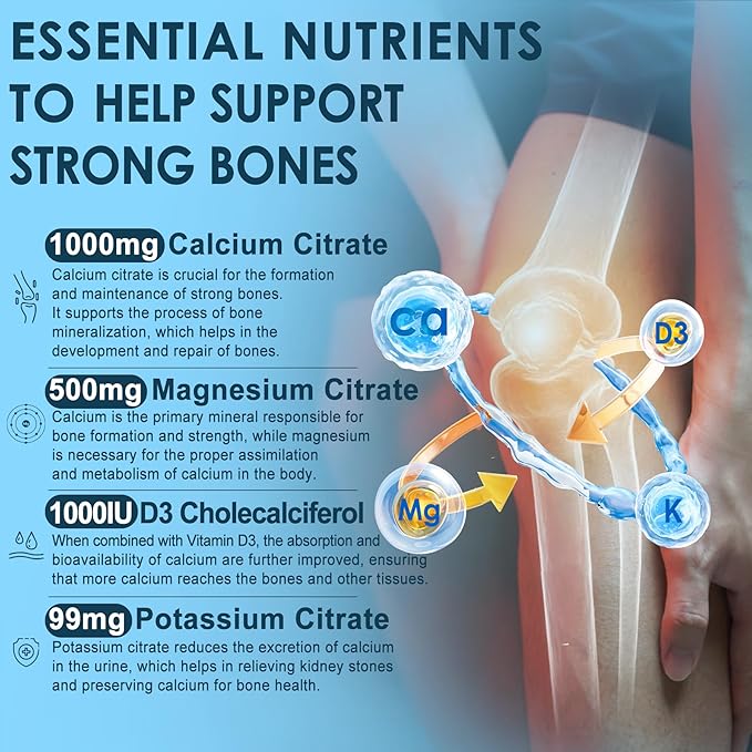 1Pack Sugar Free Calcium Citrate Magnesium Citrate &amp 1Pack Vegan Omega-3 Gummies 1000mg + Turmeric