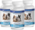 Protein for Dogs - Omega 3 - Advanced Complex - Health &amp Wellness - for Dogs - Dog Skin Soother - 3 Bottle (540 Softgels)