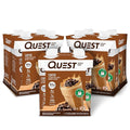 Quest Nutrition Ready to Drink Coffee Protein Shake 30g Protein 4g Carb 1g Sugar Gluten Free Keto Friendly 4 Count (Pack of 3)