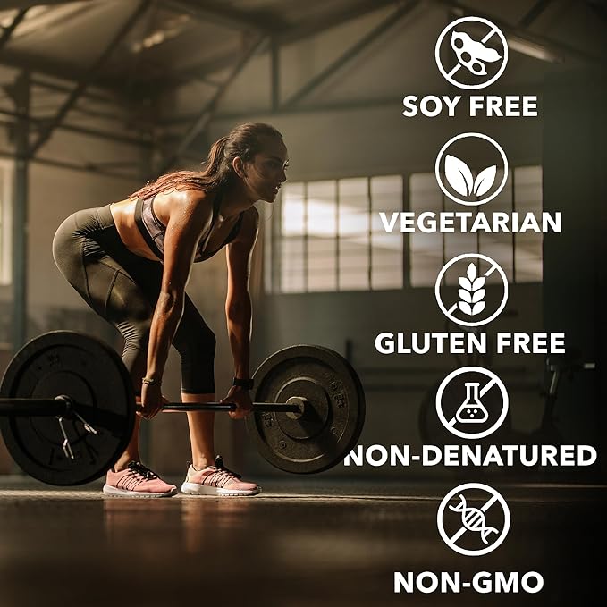Chocolate -3-in-1 Grass Fed Whey Protein Powder - Unique Blend of Hydrolysate Isolate &amp Concentrate Provides 30g of Protein &amp 6.6g BCAAs per Serving - 2.2lb-28 Servings
