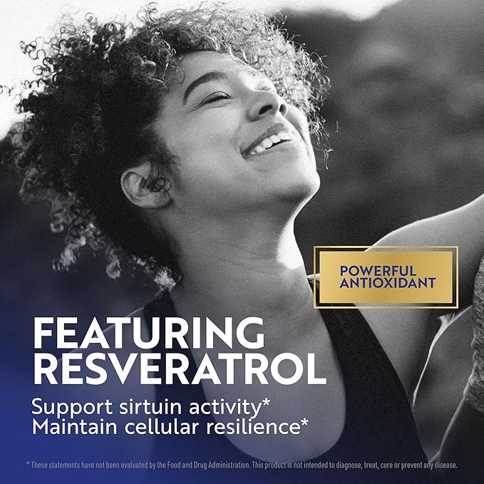 NAD+ Supplement with Resveratrol | Healthy Aging Complex | NMN Alternative with CoQ10 Urolithin A &amp More | Third-Party Tested | Energy Cellular Health &amp Longevity Support | NAD Supplement |