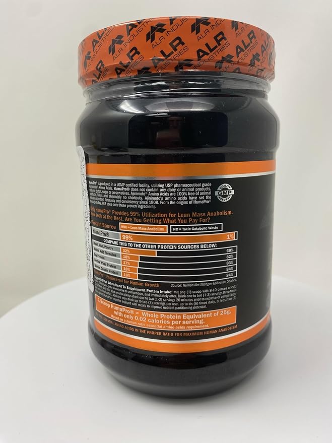 Humapro | Amino Acids Protein Matrix for Humans | 99% Utilization for Lean Muscle | Vegan Gluten Free | 334g / 45 Servings (Apple Pear)