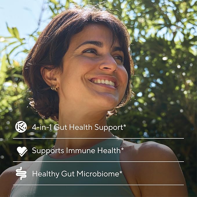Premium 4-in-1 Probiotic Prebiotic Postbiotic &amp Digestive Enzymes for Men &amp Women – Supports Gut Digestion &amp Immunity –Complete Gut Health with Pre Post Probiotics &amp Digestive Enzy