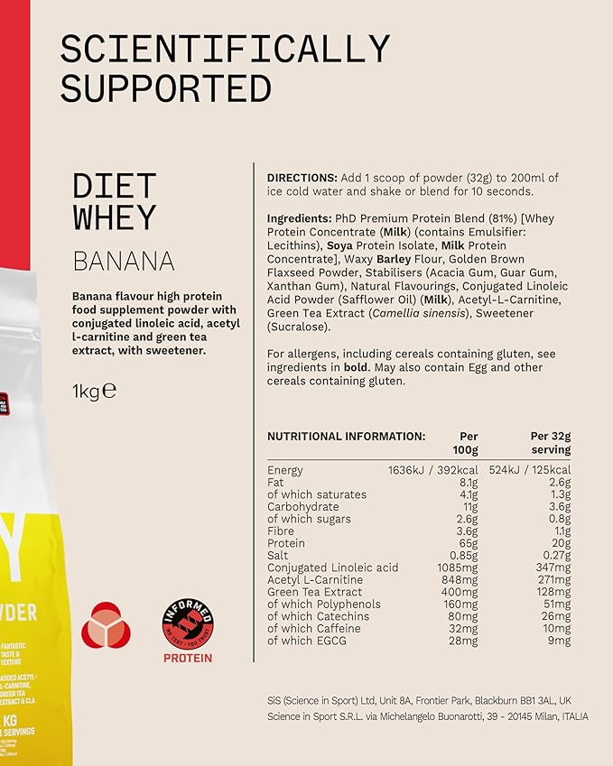 Diet Whey 1kg Banana