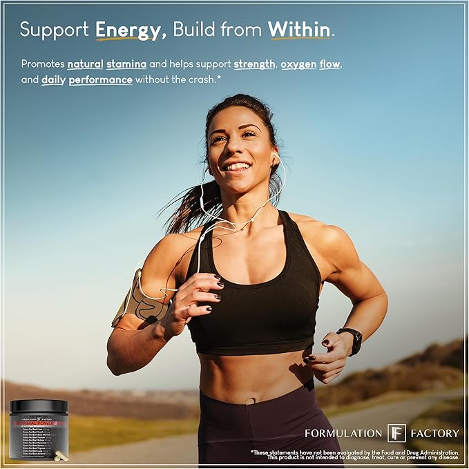 Formulation Factory Primal Power 10-in-1 Grass-Fed Organ Supplement with Beef Liver Heart Marrow Testicle Kidney Supports Vitality Hormones Energy Immunity (4 Month Supply 240 Capsules)