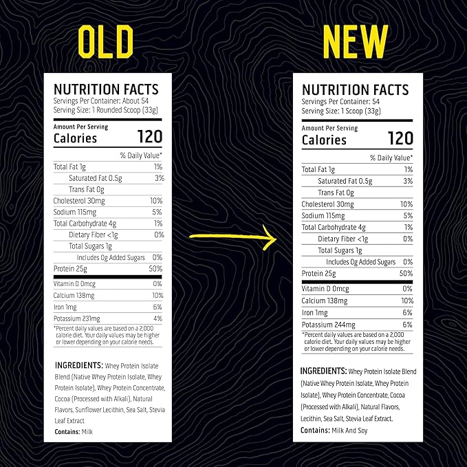 Ascent 100% Whey Native Whey Protein Blend - Clean Post Workout Recovery Digesting Zero Artificial Flavors &amp Sweeteners Gluten Free 5.5g BCAA 2.6g Leucine Vanilla 4lb + Chocolate 4lb