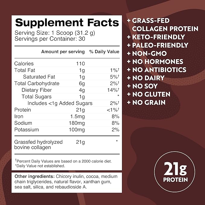 Bundle of Dr. Kellyann Keto Bone Broth Protein Powder - Chocolate (1) Vanilla (1)