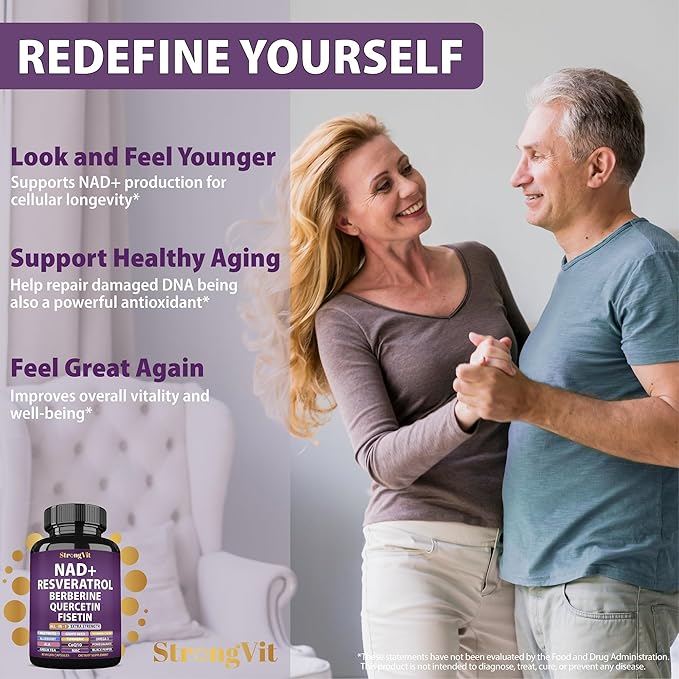 NAD Supplement &amp Immune Support Bundle (120 Capsules)