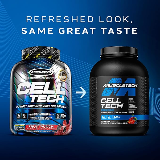 Muscletech Whey Protein Powder Phase8 Protein Powder | Whey &amp Casein Protein Powder Blend &amp Creatine Monohydrate Powder Cell-Tech Creatine Powder | Post Workout Recovery Drink