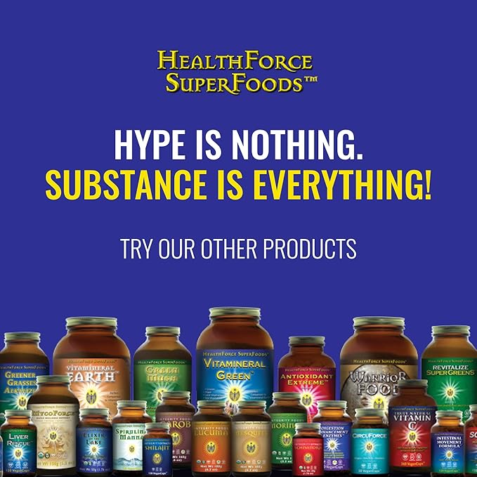 HealthForce SuperFoods Elite Green Protein Elite Mesquite 500 Grams Powder