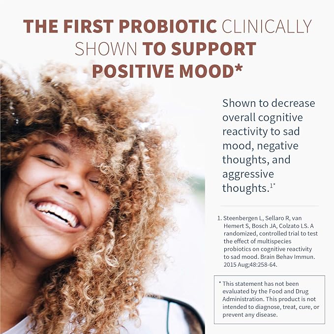 Klaire Labs SFI Health Probiotic Powder - Target gb-X with Bifidobacterium &amp Lactobacillus Clinically Demonstrated to Promote Positive Mood Shelf-Stable &amp Hypoallergenic for Men &amp Women