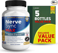 Nerve Sync MAX Supplement 60 Capsules Vegan Friendly with Essential Vitamins &amp Minerals for Nerve Health. (5)