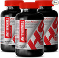 ANTI-WRINKLE SUPPLEMENT - Natural Anti-Wrinkle blend Collagen-rich blend Anti-Wrinkle botanicals Grape Seed and Hyaluronic Acid Anti-Wrinkle Collagen Turmeric touch Resveratrol 3Bot