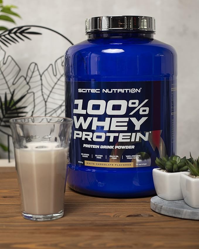 Whey protein 100% con aminoacidi extra scitec nutrition 2.35 kg cioccolato proteine scitec 0728633105618