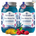 TrueSeaMoss Sea Moss Gel – Made in USA – Wildcrafted Seamoss Fruits &amp Jarred Vegetables – Blue Spirulina Pack of 2 (Labels may Vary)