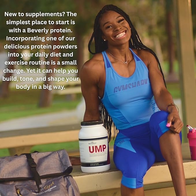 Beverly International UMP Protein Powder Rocky Road. Unique Whey-Casein Ratio Builds Lean Muscle. Easy to Digest. No Bloat. (32.8 oz) 2lb .8 oz