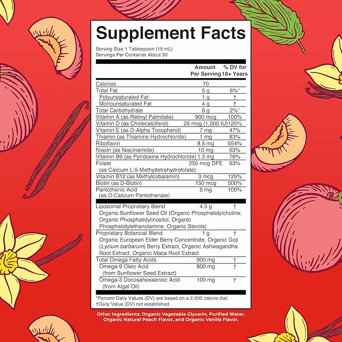 MaryRuth Organics Multivitamin for men | Sugar Free mens Multivitamin | Liquid Vitamins for men | Immune Support Supplement | Cognitive Health &amp Overall Wellness | Vegan | Non-GMO | 15.22 Fl Oz
