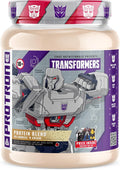 Core Nutritionals Transformers Protron Protein | Whey + Casein Blend | MCTs &amp Digestive Enzymes | 25g Protein | Free Prize Inside - Megatron | 2 Pound (PB Cookie 'N Cream)