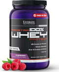 Ultimate Nutrition Prostar Whey Protein Powder Isolate Raspberry - Low Carb High Protein Powder Shake for Muscle Gain &amp Recovery - Low Sodium Low-Fat &amp Keto Friendly - 2 lbs Tub