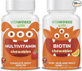 Kids Multivitamin Chewables + Biotin 5000mcg Chewables Bundle