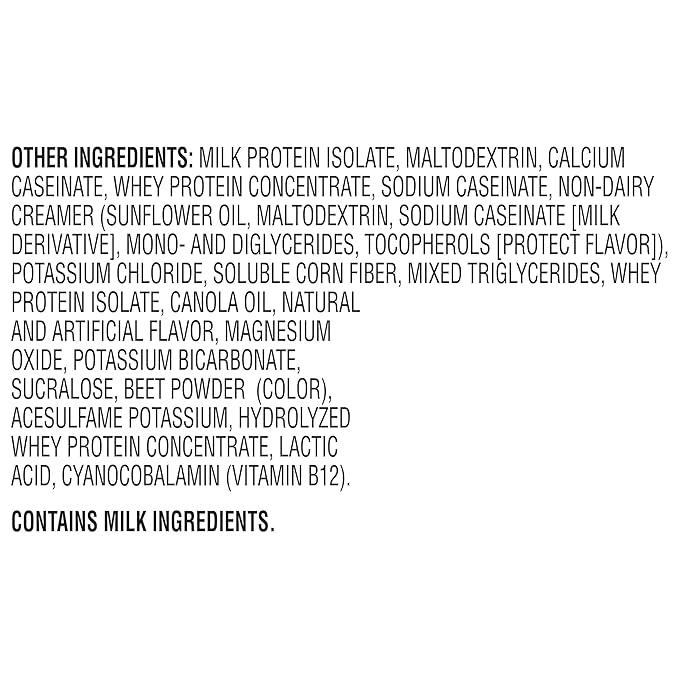 Muscle Milk Pro Series Protein Powder Supplement Slammin' Strawberry 2 Pound 11 Servings 50g Protein 3g Sugar 20 Vitamins &amp Minerals NSF Certified for Sport Packaging May Vary