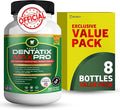 Dentatix Max Pro for Gums and Teeth Health &amp Fresh Breath - 40 Billion CFU Advanced Oral Probiotics for Mouth Bad Breath Capsule Supplement (8)