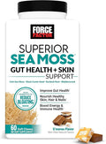 Force Factor Superior Sea Moss Gut Health + Skin Support Support Gut Health &amp Healthy Skin Hair &amp Nails Boost Energy &amp Immune Health with Biotin &amp LactoSpore Probiotics S’Mores 6