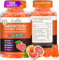 Magnesium Glycinate Gummies for Women &amp Kids High Absorption Magnesium Citrate Calcium B6 D3 Chews Gummy Relaxation Stress Relief Night Rest