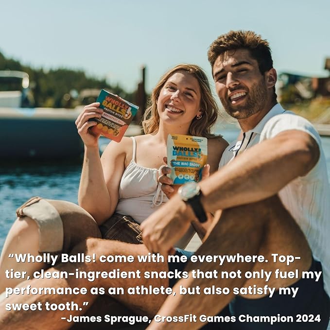 Wholly Balls Protein Bites – Healthy Plant-Based Snack | High Protein Low Sugar Gluten-Free Energy Balls (Pack of 3 Loca-Mocha)