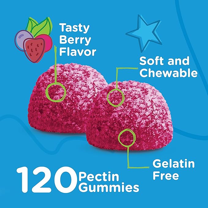 Viteey Vitamin D3 Kids Gummies 25mcg 1000 IU - Bone Health Immune Health Joint Muscle Support - Vegetarian Gelatin Free Gluten Free GMO Free - Tasty Chewable Berry Flavored