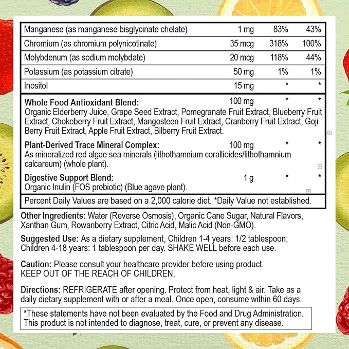 Go Healthy Kids Liquid Multivitamin Immune Support Kid Liquid Multivitamins High Absorption Vegan Vitamins Kids Vitamins Multivitamin Raspberry Flavor - 30-60 Servings
