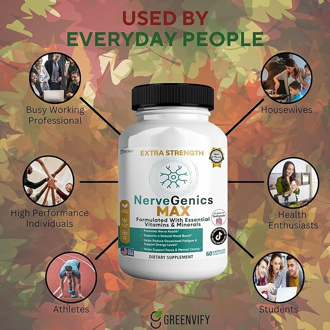 NerveGenics Max 60 Capsules 30-Day Supply (2)