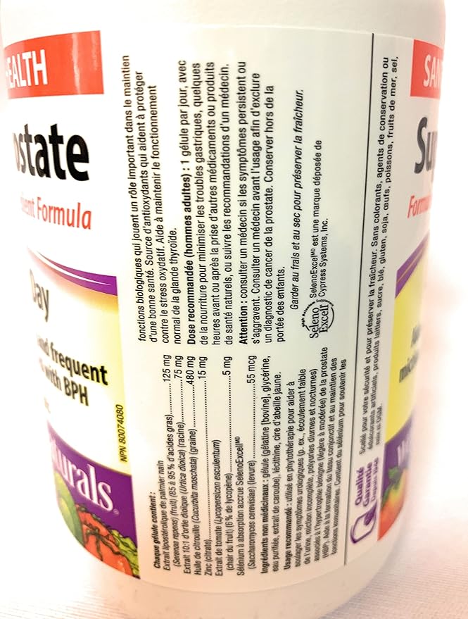 Webber Naturals Super Prostate One Per Day 180 softgels